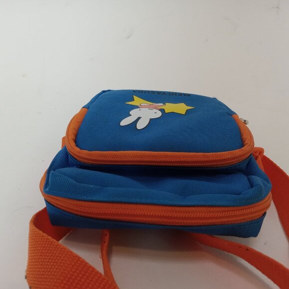 Miffy Tote Shoulder Bag Purse Bunny Rabbit Meiji Yusada Zipper Blue - Picture 6 of 11